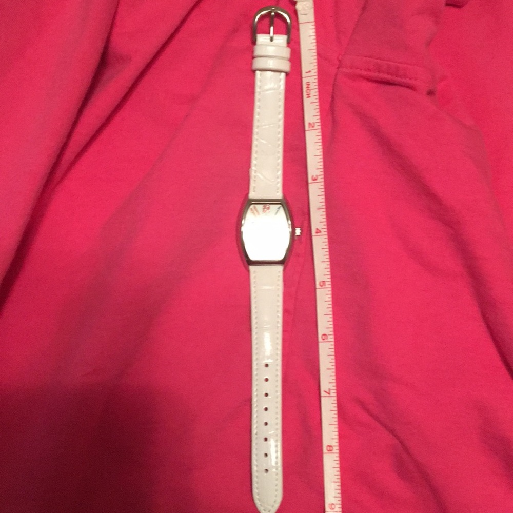 🔥Watch white strap colorful numbers